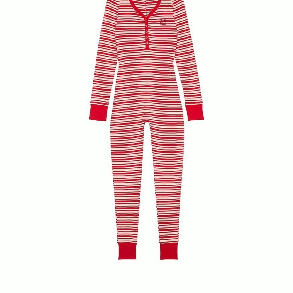 Medium Victoria's Secret PINK One Piece Pjs - Picture 3 of 4